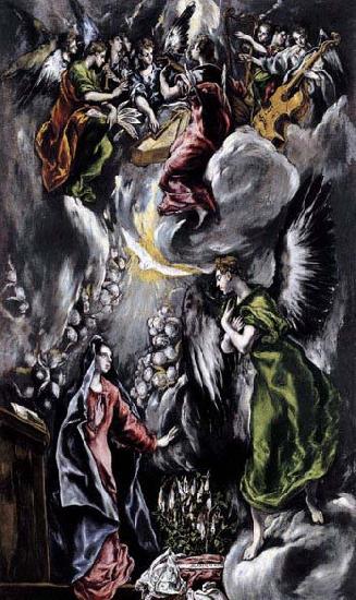 GRECO, El The Annunciation oil painting image
